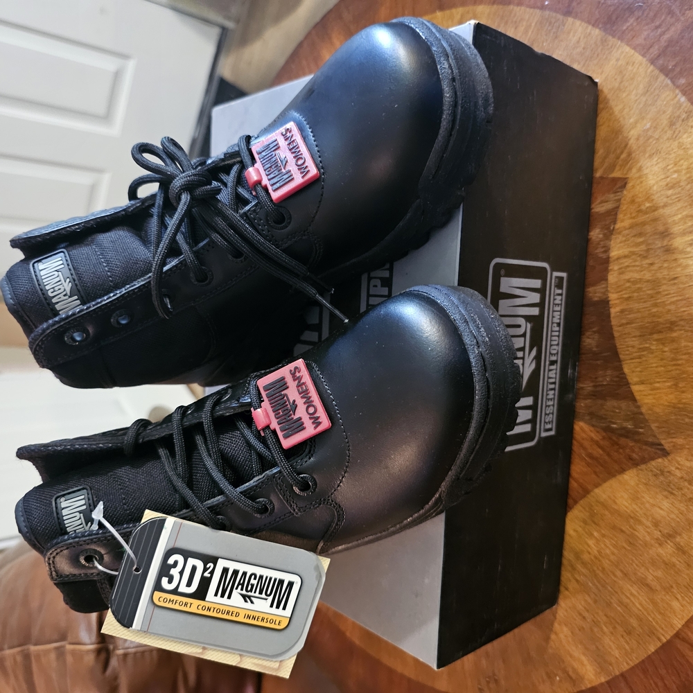 Magnum Black Steel Toe Combat Boots